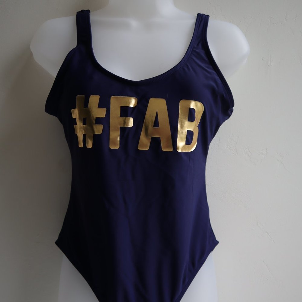 No Boundaries #Fab One-Piece Sexy Scoop Back Swimsuit